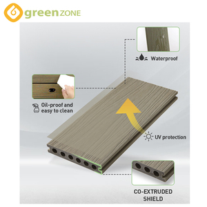 Trên 18 mét gỗ nhựa rắn Hội Đồng Quản trị sàn hồ bơi M WPC ngoài trời decking - Product Image 5