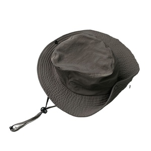 Sombreros de pescador Safari logotipo personalizado al aire libre con cuerda - Product Image 3