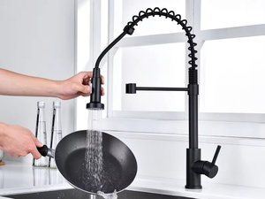 Современный смеситель для раковины из нержавеющей стали 2 в 1 - Product Image 2