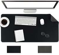 HC-PVCMP004-D OEM Service grand tapis de bureau en cuir PU tapis de souris XXL cuir liège pour un usage de bureau