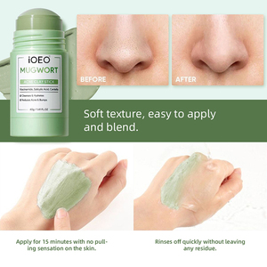 Sản phẩm bán chạy nhất: Thanh đất sét làm sạch sâu da mặt 40g, loại bỏ mụn đầu đen, giảm mụn trứng cá, với thành phần ngải cứu - Product Image 4