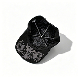 En stock Gorra de béisbol personalizada de 5 paneles con visera ancha de gamuza tipo camionero X CT con diamantes de imitación cromados Baez <span class=keywords><strong>Capsa</strong></span> - Product Image 5