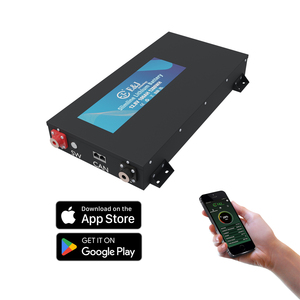 Siêu mỏng 12V thế hệ mới <span class=keywords><strong>Lithium</strong></span> Ion <span class=keywords><strong>Battery</strong></span> Pack 100Ah lâu dài với mật độ năng lượng cao và CANBUS - Product Image 2