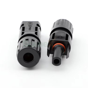 <b>Solar</b> <b>Panel</b> Connector <b>Cable</b> Red Black 10mm2 DC Plug In PVC Material For Photovoltaic System - Product Image 3