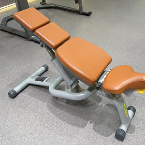 <span class=keywords><strong>Banc</strong></span> de musculation multifonctionnel robuste pour usage commercial, inclinable et déclinable, pour curls et développé couché - Product Image 5