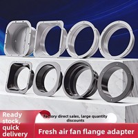 Nouveaux raccords de transition pour système d'air en acier inoxydable 304, adaptateurs carré-rond, brides coniques droites, faciles à installer