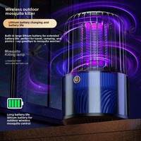 Elektrische schok Muggenmoordenaar Lamp USB Oplaadbaar Draagbaar Buiten Huishoudelijk gebruik Geluidsarm UV-lamp Niet-giftig Covers 41-60