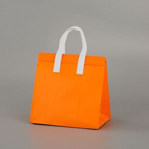 Pizza Takeaway Insulated Non-Woven Disposable Cooler Bags with Zipper Closure Foldable Portable for Food Delivery - Product Image 5