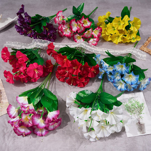 Bouquet de fleurs artificielles en soie pour la décoration de la maison et cadeau pour la fête des mères - Product Image 1