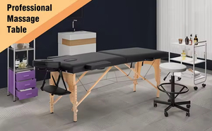 Table <span class=keywords><strong>de</strong></span> <span class=keywords><strong>massage</strong></span> professionnelle portable et pliable <span class=keywords><strong>en</strong></span> PVC et <span class=keywords><strong>bois</strong></span>, équipement <span class=keywords><strong>de</strong></span> salon pour instituts <span class=keywords><strong>de</strong></span> beauté et spas, lit <span class=keywords><strong>de</strong></span> spa pliable - Product Image 6