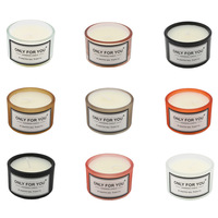 No. Juego de 14 Velas Aromáticas en Vasos Redondos de Varios Colores, Fabricadas en China, Set de Regalo de Velas de Coco, Velas de Cera de Soya