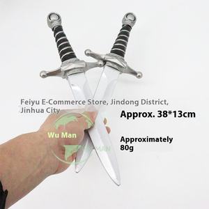 Venta al por mayor niños juguete espadas seguridad simulación <span class=keywords><strong>daga</strong></span> 80cm estilo japonés espada corta PU plástico suave goma para Cosplay - Product Image 1