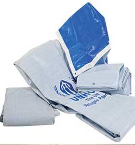 Bâche en polyéthylène de qualité industrielle, résistante aux intempéries, en PE haute résistance, pour matériaux de construction et stockage extérieur - Product Image 3