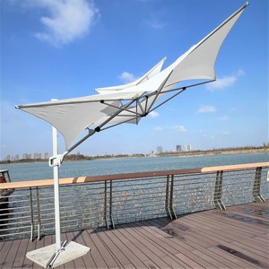Parasol colgante de mariposa en voladizo de alta calidad, nuevo diseño, Patio al aire libre, muebles de jardín de boda para almacén, sala de estar - Product Image 1