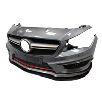 Kit de Parachoques Delantero y Kit de Radiador de Alta Calidad para Mercedes-Benz CLA45 (W117), Compatible con Modelos 2013-2016