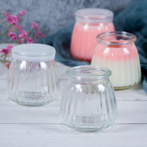 Vente en gros DD1837 – Pot en verre personnalisé résistant aux hautes températures pour confiture, miel, 16/32 oz, type Mason, moule de cuisson, conteneur à yaourt - Product Image 3