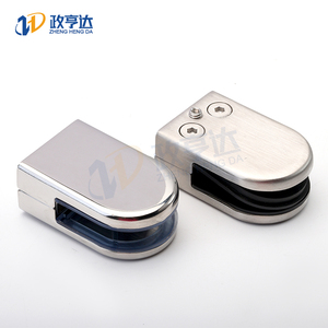 Phòng ngủ phần cứng kính phân vùng cửa lan can phụ kiện kính không khung kẹp khung kính kệ Clip chân đế chủ - Product Image 2