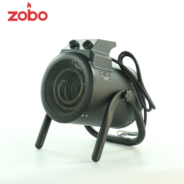 Custom logo Packaging Poultry Hot Air Electric Heated Blower Brooders 9KW Portable Industrial Commercial Electric Fan Heaters