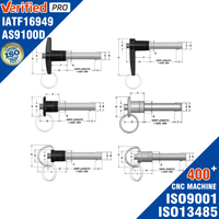 Usine personnalisé couleur haute précision haut-parleur broche Line Array personnaliser la taille fabrication boule à dégagement rapide goupille de verrouillage rapide