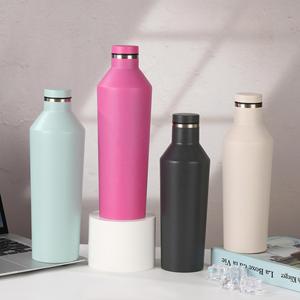 Custom Logo Leak Proof Double Wall Insulated Vacuum <b>Flask</b> Thermo <b>Bottle</b> Mug Sports Stainless Steel Water <b>Bottle</b> for Car Travel - Product Image 2