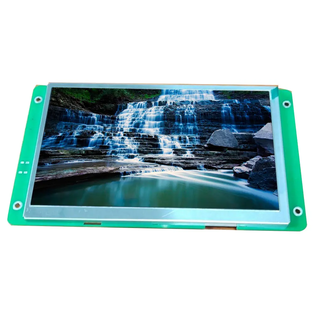 2023 KH 4.3 modul LCD InchTFT modul tampilan HMI 480*272 layar seri UART biaya rendah TFT LCD RS232/TTL layar sentuh