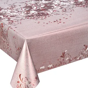 Custom india arabic catering luxury wedding rectangle table cloths for events