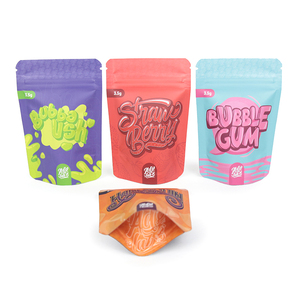 Custom 3.5g Mylar Bags Stand Up <strong>Pouch</strong> Zipper Ziplock Sachets Bag Aluminum Foil With Your Design Printed - Product Image 5