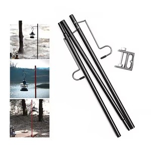 ขาตั้งโคมไฟสำหรับตั้งแคมป์แบบตั้งโต๊ะ ที่แขวนโคมไฟแบบถอดได้ ที่ยึดไฟแบบพกพา ขายึดไฟ อุปกรณ์เดินป่าสำหรับนักท่องเที่ยว - Product Image 3