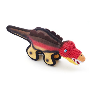 Juguete de Peluche de Estegosaurio para Perro, Juguete Masticable Interactivo Resistente a Mordidas, Serie Velvet - Product Image 1