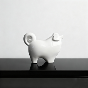 Estatuetas de Cão do Zodíaco Chinês em Resina Esculpida, Artesanato Artístico Colecionável YiDang YD-161 para Sala de Estar e Quarto - Product Image 2