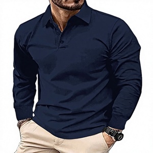 Wholesale 100% Cotton Woven Men's Long Sleeve Shirt Turn-<b>down</b> Collar Business Casual Solid 240g Quick Dry Anti-Pilling - Product Image 6