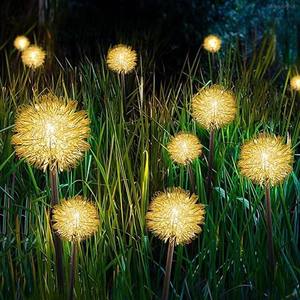 Outdoor IP65 Waterproof DC LED Lawn Lamp Garden & Courtyard Landscape <b>Lighting</b> Dandelion Floor <b>Plug</b>-in <b>Christmas</b> Lamp - Product Image 1