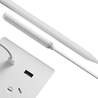 Câble de charge portable super durable de type C vers Pencil, magnétique simple, charge la plus rapide, 50 cm, Gen2, avec voyant lumineux