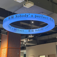 Internet Celebrity Shop 3D Fantasy Ring Neon Light Hanging LED Light Box Acrylique Lustre Signe Panneau D'affichage pour Décorations