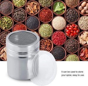 Utensilios Modernos Multiusos para Especias y Condimentos, Botellas de Acero Inoxidable para Especias, Café, Cacao, Chocolate, Dosificador de Malla, Ecológico - Product Image 5