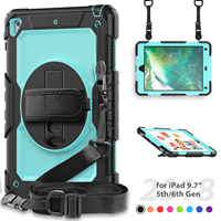 Étui robuste antichoc en PC et silicone pour tablette, protection anti-chute pour iPad 7e/8e/9e génération 10,2 pouces