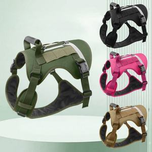 Aksesoris anjing grosir Rompi taktis tahan lama reflektif kustom tanpa tarik - Product Image 1