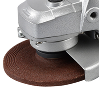 Meuleuse d'angle puissante de 1700 W, 125 mm, avec cordon CA, disque de meulage à grande vitesse et poignée ergonomique pour la découpe et le polissage des métaux
