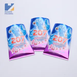 Custom printing quality flexible antistatic laundry powder sachet washing powder packaging bag