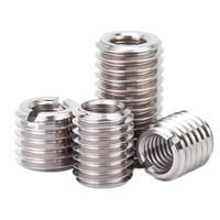 M2 M2.5 M3 M4 M5 M6 M8 M10 M12 Stainless Steel Threaded Inserts Slotted Screw Conversion Nut Thread Repair Insert