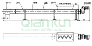 1 yıl garanti ve 5000L/saat kapasiteli çamur tedavisi için milsiz vidalı konveyör - Product Image 6
