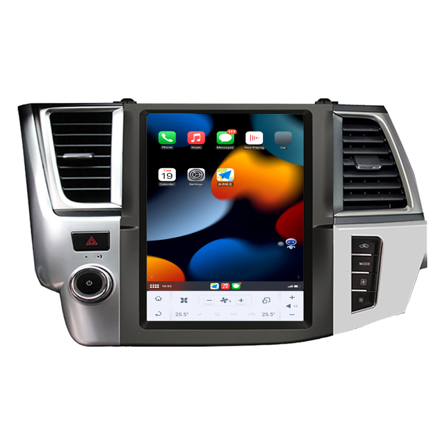 Android GPS Navigation Head Unit Support WIFI Touch Screen Car Video Radio Stereos DVD Carplay for Toyota Highlander 2014-2018