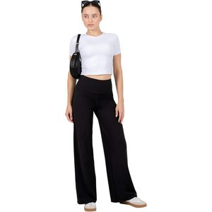 กางเกงขายาวเอวสูงทรงขากว้างสำหรับผู้หญิง ยี่ห้อ Yitty Active เนื้อผ้านุ่มลื่นเหมือนเนย เหมาะสำหรับโยคะและพักผ่อน ช่วยกระชับหน้าท้อง ยืดได้ 4 ทิศทาง - Product Image 5