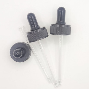 Tutup kerah penitis 28mm dengan pipet kaca gigitan karet untuk botol obat kaca - Product Image 4