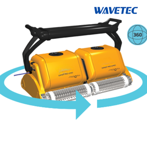 Nettoyeur de piscine automatique, aspirateur robotisé, brosse rotative à 360°, grand sac à débris pour feuilles et brindilles, piscine commerciale - Product Image 2