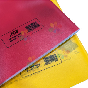 Fabrication professionnelle usine pas cher <span class=keywords><strong>prix</strong></span> A5 taille cahier scolaire avec couverture en PP coloré 48 feuilles ligne française cahier <span class=keywords><strong>d</strong></span>'exercices - Product Image 4