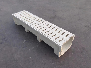 Caniveau de drainage extérieur en plastique de haute qualité, grille de drainage de tranchée de circulation en résine BMC - Product Image 4