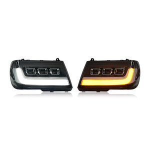 Feux de croisement LED DRL Feux de jour à 3 lentilles 12V Neuf 6000K 25W 2500 Lumens pour Land Cruiser LC100 1998-2003 - Product Image 5
