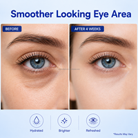 Gel Rafraîchissant Contour des Yeux Marque Blanche à la Caféine, Acide Hyaluronique et Niacinamide – Anti-Poches et Illuminateur – Tube Applicateur – Fournisseur OEM/ODM pour Soins de la Peau