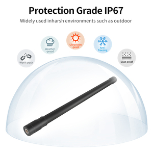 Antena antidrones de fibra de vidrio Lora omnidireccional de alta ganancia en forma de micrófono 433MHz/900MHz/1,2G/1,4G/1,5G/2,4G/5,2G/5,8G - Product Image 6